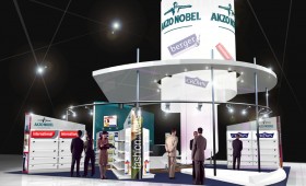 Custom Exhibition Stand  - Akzo Nobel