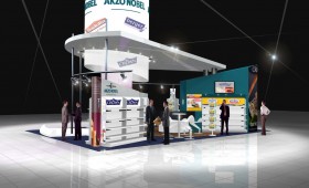 Custom Exhibition Stand  - Akzo Nobel